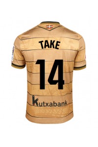 Fotbalové Dres Real Sociedad Takefusa Kubo #14 Venkovní Oblečení 2024-25 Krátký Rukáv